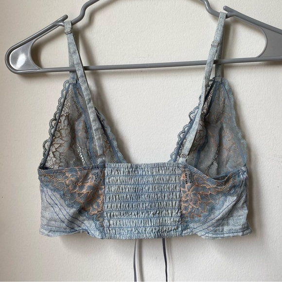 Savage x fenty Lace Bralette in Blue and Gray XS - Picture 5 of 5